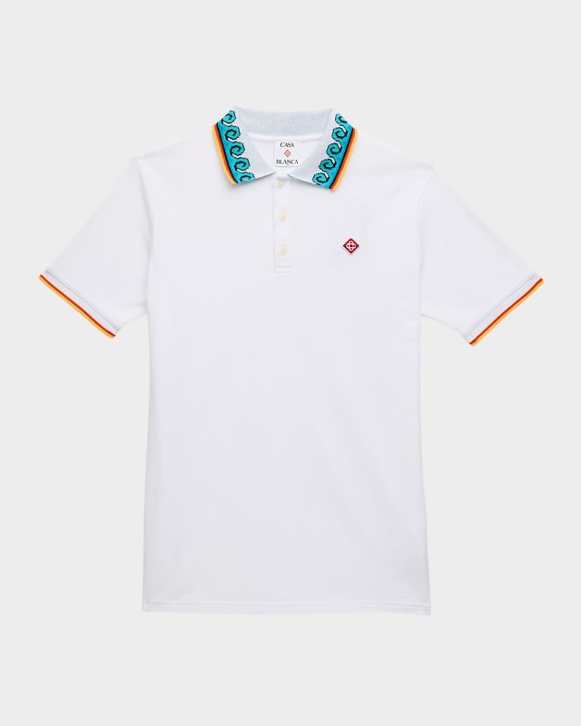 Boy's Beach Club Short-Sleeve Polo Shirt, Size 3T-14